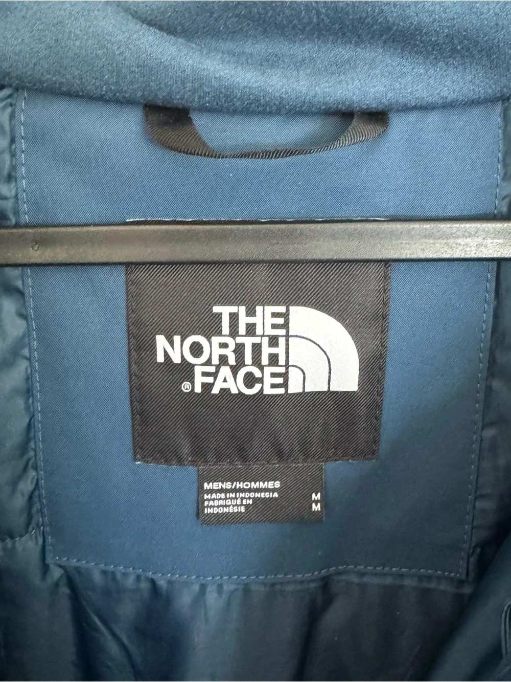 The North Face Teal and Navy Hooded Jacket